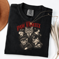 The Paw Family Vintage Cat Mobster Graphic Tee