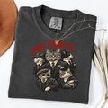 The Paw Family Vintage Cat Mobster Graphic Tee