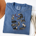 Midnight Meows Vintage Celestial Cat Graphic Tee
