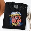 Proud Cat Mom Crew - Vintage Cat Lover Graphic Tee