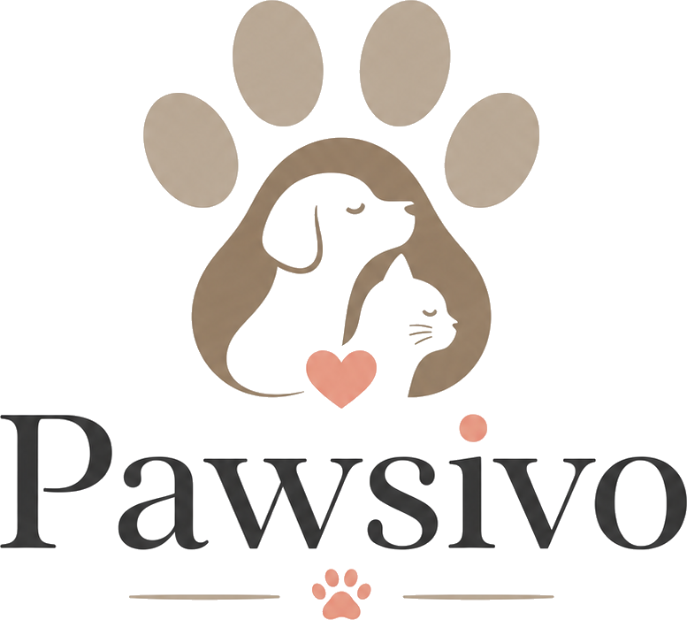 Pawsivo — dog and cat inside a paw